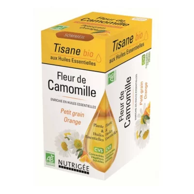 NUTRIGEE Nutrig&eacute;e Infusion Bio Fleur de Camomille 20 sachets