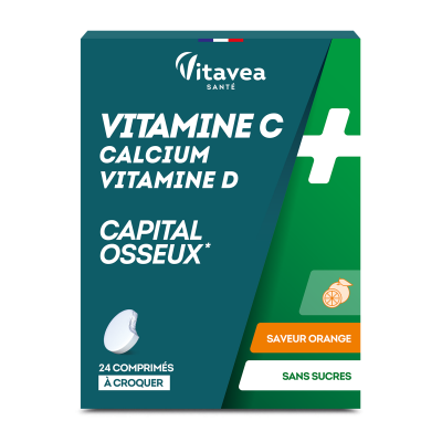 VITAVEA NUTRISANTE Capital osseux comprim&eacute;s&agrave;croquer x 24