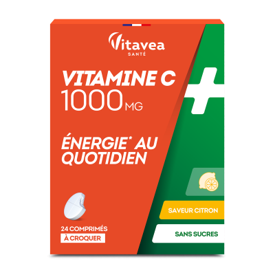 VITAVEA NUTRISANTE Vitamine C 1000mg 24 comprim&eacute;s&agrave;croquer