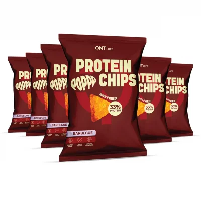 QNT Nutrition prot&eacute;in&eacute;e chips  Barbecue (x12)