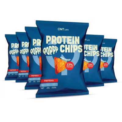 QNT Nutrition prot&eacute;in&eacute;e chips  Paprika (x12)