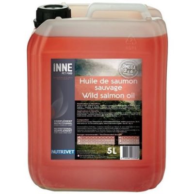 NUTRIVET  Huile de saumon Inne - Pour chat et chien - 5 L