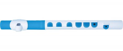 NUVO  Fl&ucirc;te Traversi&egrave;re Enfant Toot - N430twb - Blanche Et Bleue