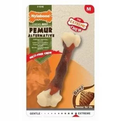 NYLABONE  Extreme Chew Femur Taille M Friandise Jouet Pour Chien