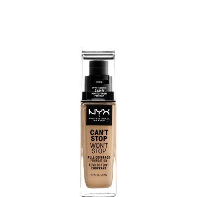 NYX PROFESSIONAL MAKEUP Nyx Can&acute;t Stop Won&acute;t Stop Full Coverage Foundation Beige 30ml