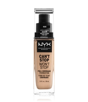 NYX PROFESSIONAL MAKEUP Nyx Can&acute;T Stop Won&acute;T Stop Full Coverage Foundation Nude 30ml