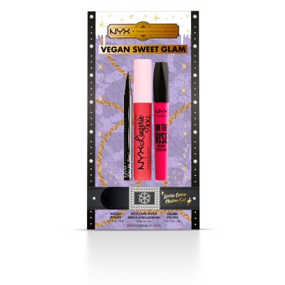 NYX PROFESSIONAL MAKE UP NYX Ensemble de maquillage Sweet Glam en &eacute;dition limit&eacute;e 3 pi&egrave;ces