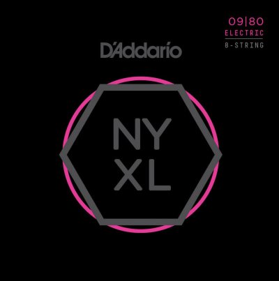 D ADDARIO AND CO Nyxl0980 09/80 Super Light 8 Cordes