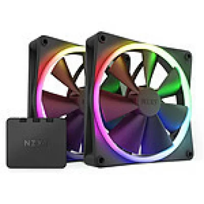 NZXT  F Series F140 RGB 2er Pack Schwarz 140mm Geh&auml;usel&uuml;fter