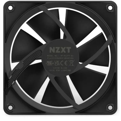 NZXT  F120 Rgb Single Bk 120x120x26 Rf-r12sf-b1