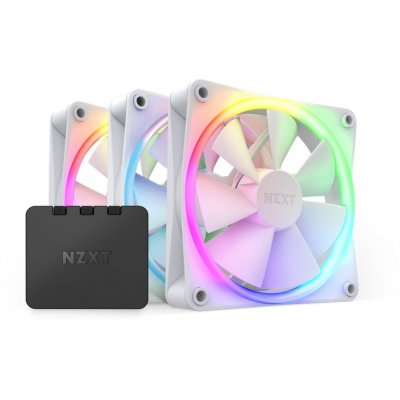 NZXT  F120 RGB Wei&atilde;&yuml; 3er-Pack 120mm Geh&auml;usel&uuml;fter