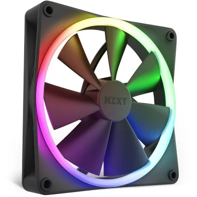 NZXT  F140 Rgb Single Bk 140x140x26 Rf-r14sf-b1