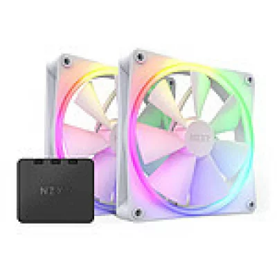 NZXT  f140 rgb twin wh 140x140x26 rf-r12sf-b1rf-r14df-w1