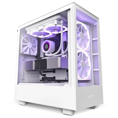NZXT  H5 Elite All White Atx Cc-h51ew-01
