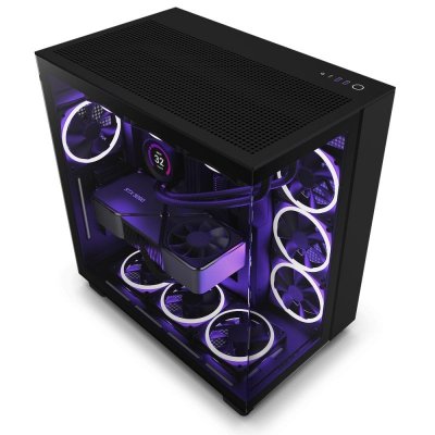 NZXT  H9 All Black Midi Tower Noir