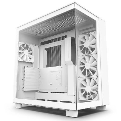 NZXT  H9 All white Midi Tower Blanc