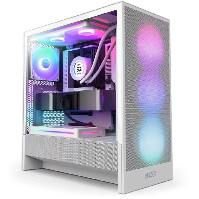 NZXT  Mod&egrave;le du produit : H5 Flow RGB Blanc (2024)