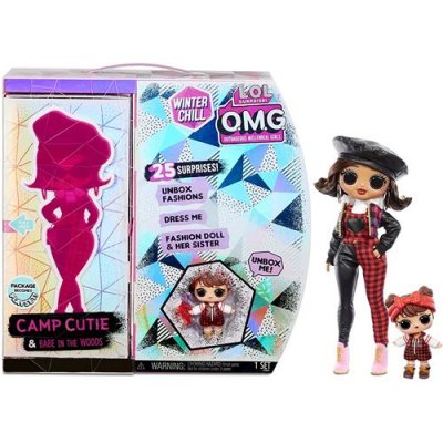 ZAPF CREATION O.M.G. Winter Chill Camp Cutie Poup&eacute;e Mannequin & Poup&eacute;e Babe dans Les Bois avec 25 Surprises