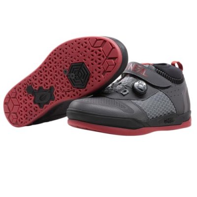 O NEAL O'Neal Session SPD MTB Shoe 2023 - Grey-Red} - EU 44}, Grey-Red}