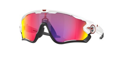 OAKLEY  Lunette de soleil sport Jawbreaker Pol White/prizm Road Blanc 