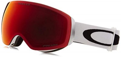 OAKLEY  Lunettes de sport 'Flight Deck' blanc / rouge orang&eacute;
