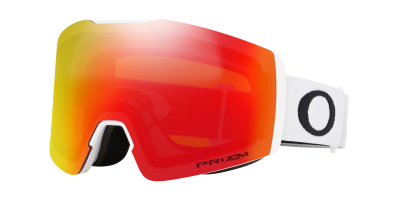 OAKLEY  - Masque de ski - Fall Line M Matte White Prizm Torch  - Blanc