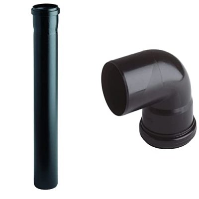 OASE  55043 Tube Ecoulement pour Sortie Filtre Noir DN75/480 mm 