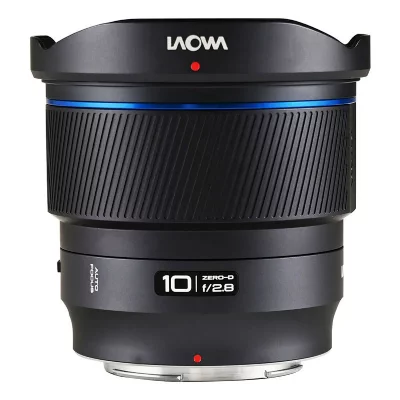 LAOWA Objectif &agrave; Focale fixe  Zero-D FF AF 10 mm f/2.8 Bleu pour Monture Sony E 