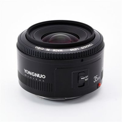 YONGNUO Objectif &agrave; Focale fixe  YN35mm F2 postuler &agrave; Canon Noir
