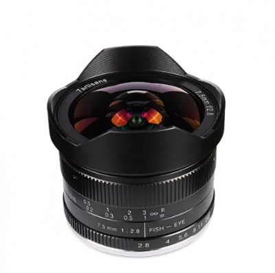 AUCUNE MARQUE Objectif Fisheye 7,5 mm f/2,8 de 7Artisans pour Micro 4/3 MFT