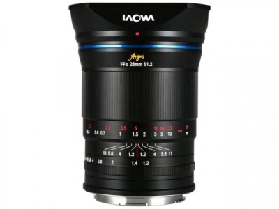 LAOWA Objectif hybride  Argus 28mm f/1.2 FF noir pour monture L