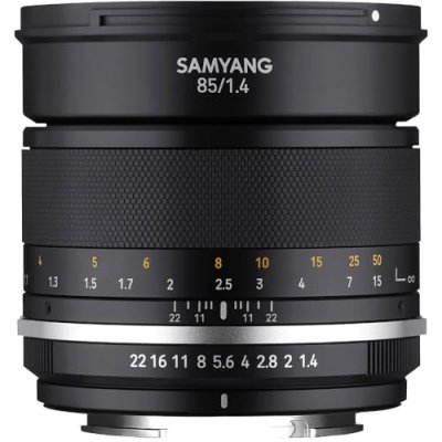 SAMYANG Objectif Hybride  MF 85mm f/1,4 MK2 pour Canon EF-M 