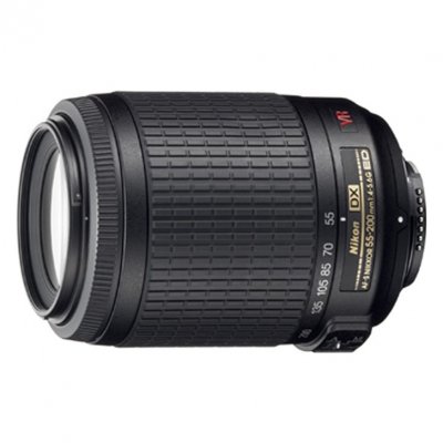 NIKON Objectif reflex  AF-S DX VR ED IF 55 - 200 mm f/4.0 - 5.6 s&eacute;rie G 