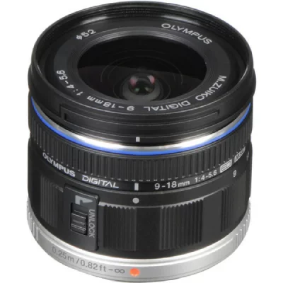 OM SYSTEM Objectif zoom  M.Zuiko Digital 9-18 mm f/4.0 Noir Micro 4/3