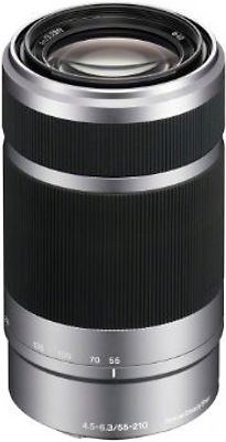SONY Objectif zoom  E 55-210mm F/4,5-6,3 silver