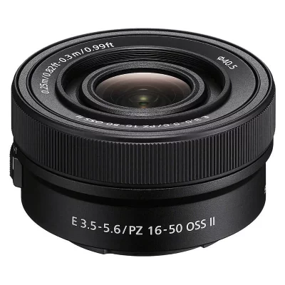 SONY Objectif zoom  E PZ 16-50mm f/3.5-5.6mm OSS II Noir pour Monture  E 