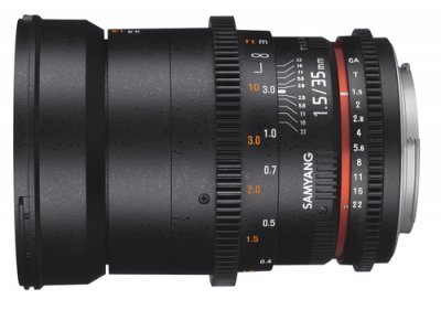 SAMYANG Objectifs  sam 35 t 15 canon ii