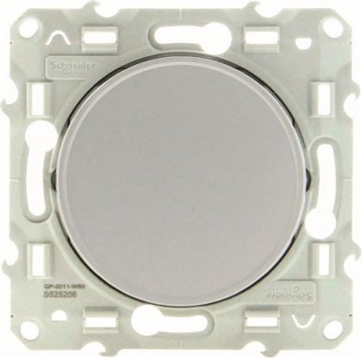 SCHNEIDER ELECTRIC Obturateur Odace, , gris aluminium