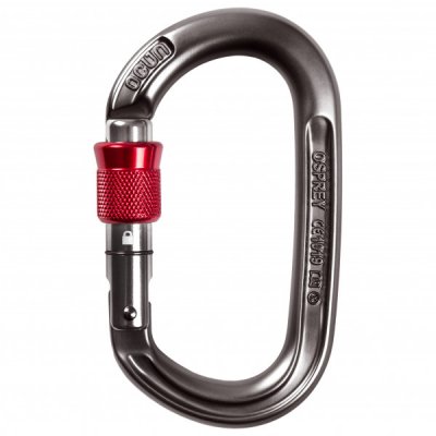 OCUN  Mousqueton escalade Osprey Screw Antr/red Gris/Rouge Unique