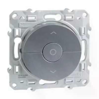 SCHNEIDER ELECTRIC Odace interrupteur volets roulants aluminium - S530208 - Schneider