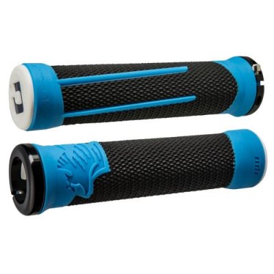 ODI  AG-2 Aaron Gwin Poign&eacute;es VTT 135mm Noir / Bleu