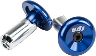 ODI  Bouchons filet&eacute;s  Embouts de barres en alliage bleu