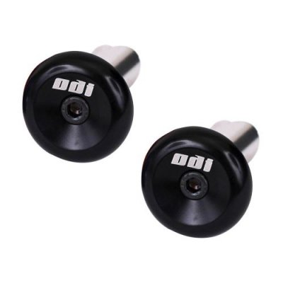 ODI  Embouts Aluminium Pommes de pin, poign&eacute;es f71apb, Noir, Paire