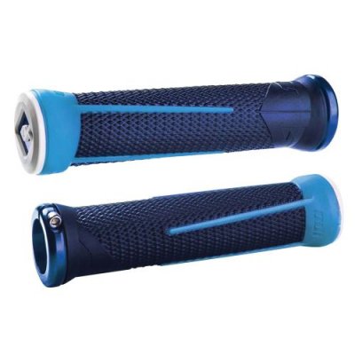 ODI  ODAG1130U Poign&eacute;es de Guidon Mixte, Bleu/Bleu Clair, Taille Unique