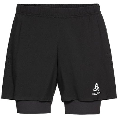 ODLO  2-In-1 Zeroweight 5 Inch - Short running homme Black XXL