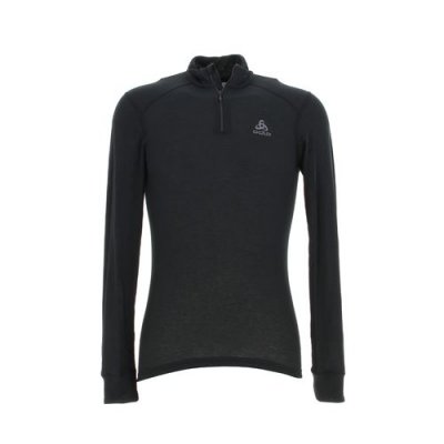 ODLO  Active Warm Eco - Maillot col montant zipp homme Black XL