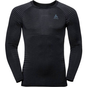 ODLO  Homme Bl Top Crew Neck L/S Performance Light Haut, Noir, XL EU