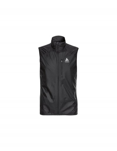 ODLO  Veste trail running Zeroweight Vest Black Homme Noir taille L