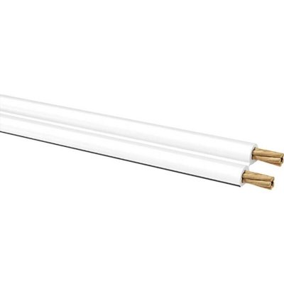 OEHLBACH  192 Wire SP 25 C&acirc;ble pour haut-parleur 2 x 2,5 mm &sup2;, mini Bobine 10 M Blanc/transparent
