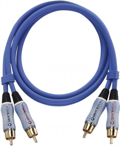 OEHLBACH  2701 Beat! St&eacute;r&eacute;o C&acirc;ble 1m Bleu